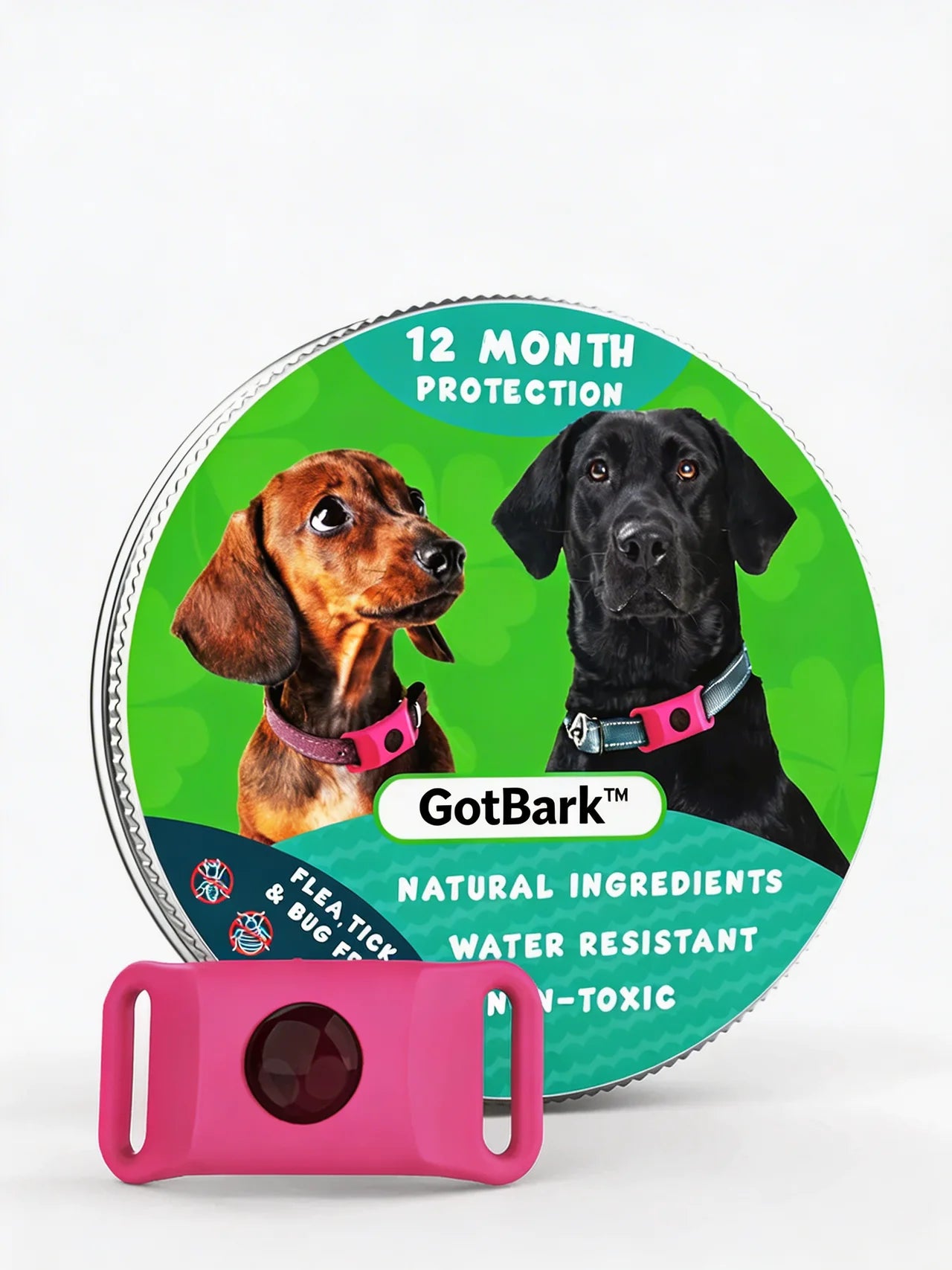 GotBark Natural Flea & Tick Defense Collar